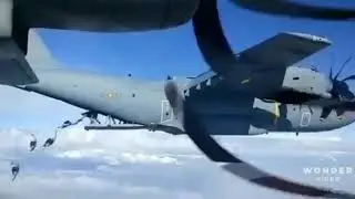 Combat freefall | Para Jump by C130J Super Harculas