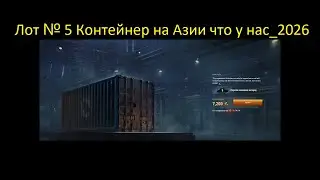 Лот № 5 Контейнер на Азии что у нас_2026