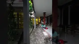 Proses test penyalaan lampu GARDEN dan spot NEW HOTEL KOMALA INDAH