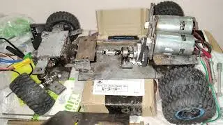 homemade rc car upgrade 2x more strong & make battery box.