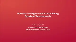 Business Intelligence with Data Mining Course: Student Testimonials