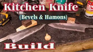 Kitchen Knife build - Bevels & Hamons