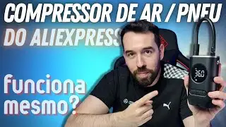 COMPRESSOR DE AR DO ALIEXPRESS - SERÁ QUE FUNCIONA PARA PNEU MESMO?