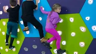 Glow Holds Interactive Climbing Wall - Promo