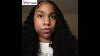 Deep Wave Human Hair Wig 24inch 220% #hermosahair #shorts
