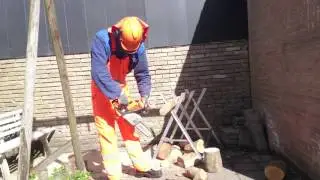 Zagen met de Stihl ketting motorzaag