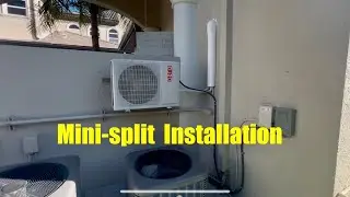 Garage mini-split Installation 