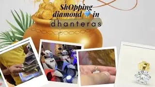 DHANTERAS pe shopping 🛍️ or maa ko lia 💍 DIAMOND #dhanteras #diwalispecial #diwali2024