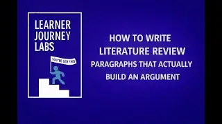 How to Write Literature Review Paragraphs That Actually Build an Argument