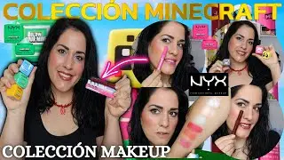 🩵COLECCI&Oacute;N💚MINECRAFT🩷NYX MAKEUP💛&iexcl;PRUEBO TODO!