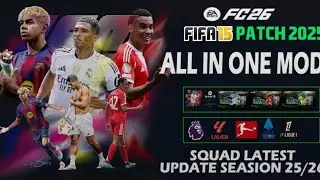 FIFA 15 PATCH FC 26 | ALL IN ONE FC26 | new Faces, Squads, Kits, Theme Update 25/26