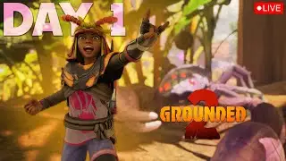 Live 🔴Starting a Fresh Adventure In Grounded 2 | Grounded 2 - Day 1