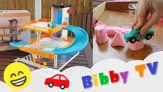 Anko Wooden Toy Car Garage Set and Special Pink Magic Sand from Kmart - UNBOXING