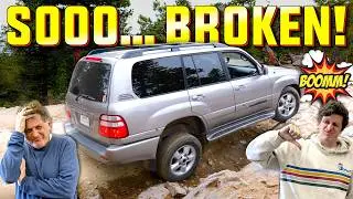 Our New 100 Series Land Cruiser Left us Stranded On Our First Trail...