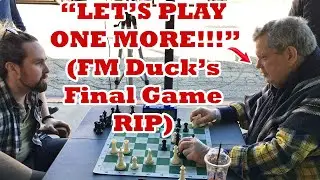 FM Mark The Duck's Final Game Ever Played On Coffee Chess