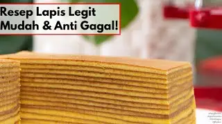 Resep Kue Lapis Legit | Cara Membuat Lapis Legit Mudah & Enak!