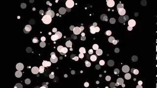 bokeh particles top bottom - HD transition