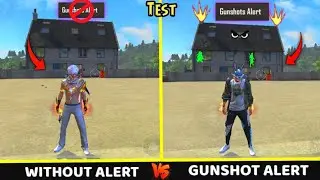 After update new setting in free fire Gunshot Alert Ability test Free Fire@KMR2GGamer #freefire