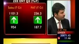 374 ZEE ENTERTAINMENT Q2 ET NOW 211013 1420PM