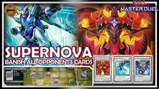 Synchro Deck 2023 Combo RED SUPERNOVA DRAGON / BANISH ALL OPPONENT'S CARDS | Yugioh MASTER DUEL