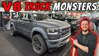 🇺🇸 OFFROAD TRUCKS! HEMI & Supercharged V8! G63 AMG 6x6, RAM, Shelby Raptor R, ... | Essen Motorshow
