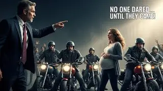 “No One Dared to Stop Billionaire CEO Beating Pregnant Wife — Until Bikers Walked In ”