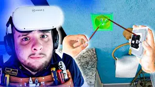 MELHOR SIMULADOR DE ELETRICISTA! - Electrician Simulator VR
