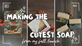 Pumpkin + Ember Soap Making (Fall Collection) | Relaxing Process Video