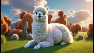 Alpaca Necks Go Hum Hum Hum | English Nursery Rhyme | Kids Songs | Baby Music