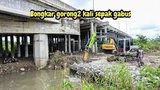 AKHIRNYA BONGKAR GORONG2 KALI SEPAK GABUS PENYEBAB BANJIR❗️#kdm 