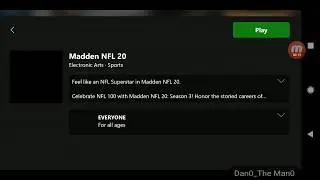 Microsoft xcloud Madden 2020