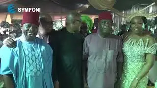 PETER OBI ARRIVE AT CHIEF DAN ULASI  BIRTHDAY AT 80TH 