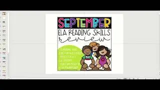 Monthly ELA Reading Skills Review Preview