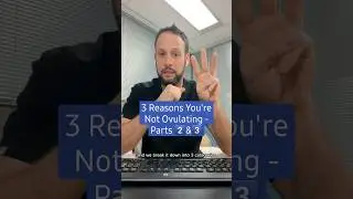 Part 2 - 3 reasons you don't ovulate #shorts #fertility #reproductivehealth #ovulation