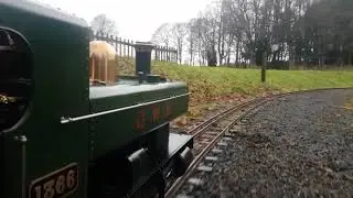 7 1/4 GWR 1366 At Newliston.