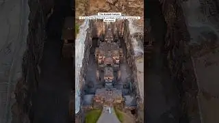 The Kailash Temple world&rsquo;s largest rock cut hindu temple 🛕 #kailash #mahadev #shortsindia #shiv