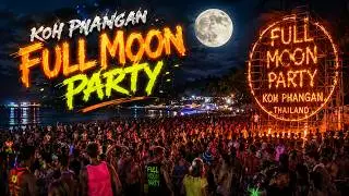 🇹🇭 Koh Phangan Full Moon Party | October 2025 | DJI Air 2s