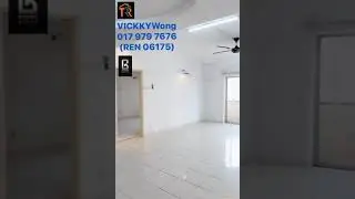Midah Ria Condo Low Floor Corner unit Partly Furnish near MRT near Tesco Cheras