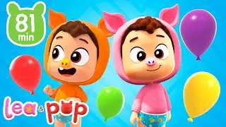Os Bal&otilde;es Coloridos | As melhores aventuras do Pop - Aprenda com Lea e Pop em portugu&ecirc;s