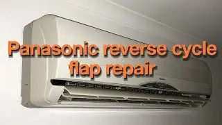 Aircon broken flap repair for Panasonic reverse cycle indoor unit