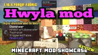 Minecraft 1.16.5 - Hwyla mod Review