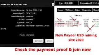 New Payeer USD Doubler site 2020 |  With payment proof | Watch till End