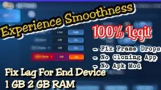 How To Fix Lag In Mobile legend | Get HFR Mode | 60 FPS Mobile lgends | Fix Lag For Low End Device