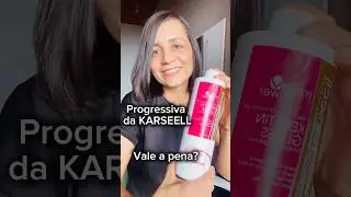 Testei a progressiva da karseell. #shorts #shortvideo #progressiva #karseellcollagen #karseell