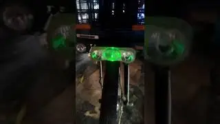 Chevy under basket led for folding bike