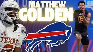 Texas wide receiver Matthew Golden would bring speed and versatility to Buffalo Bills offense
