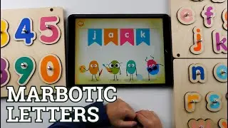 Marbotic Smart Letters App - Learn the Alphabet and Phonics with Marbotic Deluxe Learning Kit
