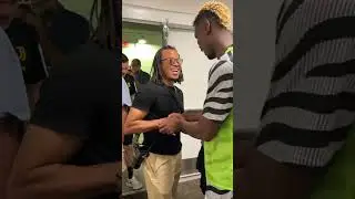 Edgar Davids came to visit us in Orlando  🫂🤍🖤