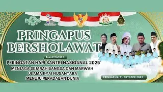 PRINGAPUS BERSHOLAWAT PERINGATAN HARI SANTRI 2025 DAN PELANTIKAN PWILS DPC PRINGAPUS