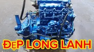 Động Cơ Thủy Isuzu 3 Piston - 30 M&atilde; Lực || D&agrave;n Hơi Chuẩn, Đẹp 9 N&uacute;t